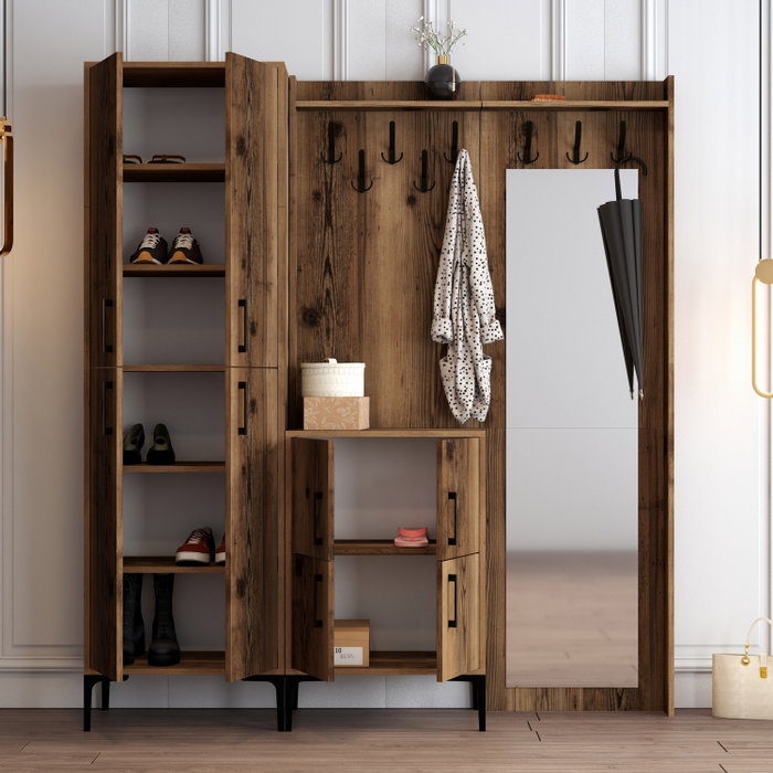 Hanah Home Berlin ABC - Walnut